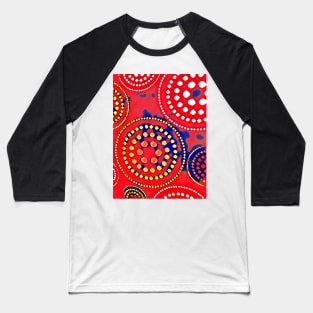 Circle Dots Baseball T-Shirt